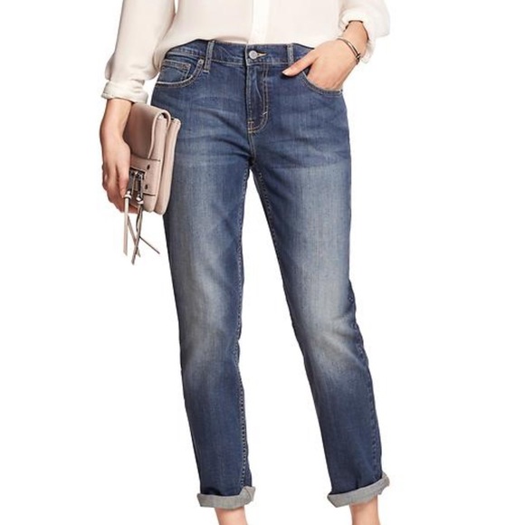 NWT Banana Republic Girlfriend Jean. Size 10 Petite - Picture 2 of 6